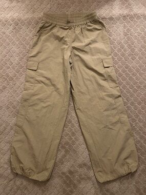 Full Tilt Tan Elastic Waist Cargo Pants